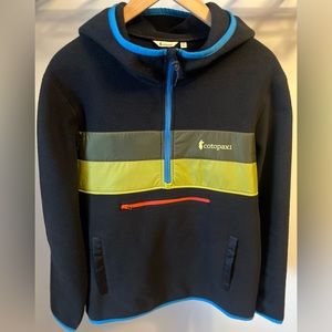 Cotopaxi Teca Fleece Hooded Half-Zip Jacket - Men’s Medium - Black